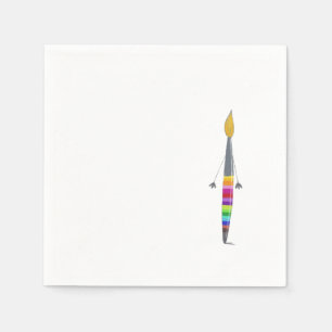 Servilleta De Papel Napoleón de papel con pincel polaco