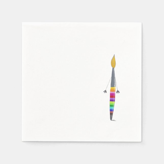 Servilleta De Papel Napoleón de papel con pincel polaco (Anverso)