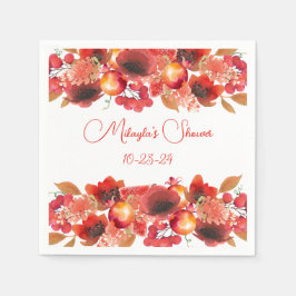 Servilleta De Papel Napoleón de papel de las guirnaldas de frutas y de