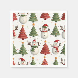 Servilleta De Papel Napoleón de patrón de navidades