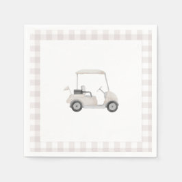 Servilleta De Papel Nápoles de ducha para bebés de golf neutro