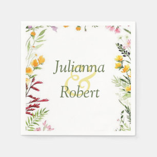 Servilleta De Papel Nápoles de flores de primavera