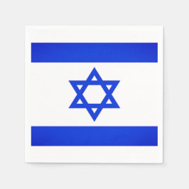 Servilleta De Papel Nápoles de la bandera de Israel