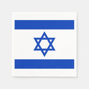 Servilleta De Papel Nápoles de la bandera de Israel