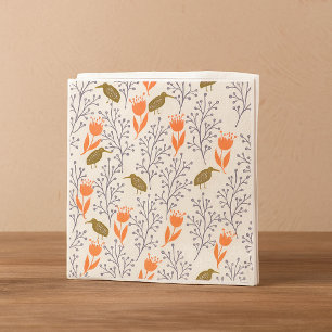 Servilleta De Papel Nápoles de la Naturaleza de Foliage de aves