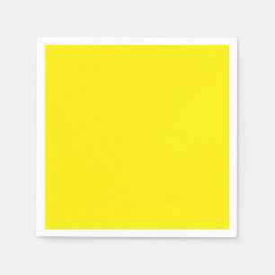 Servilleta De Papel Nápoles de papel amarillo brillante