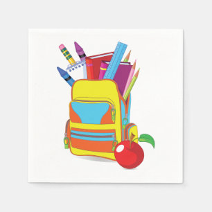 Servilleta De Papel Nápoles de papel de bolsa para la escuela completa