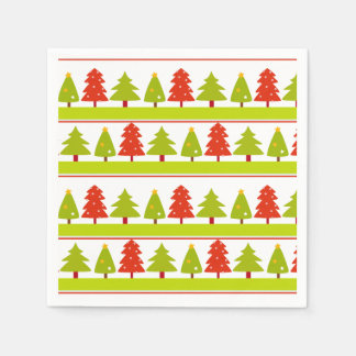Servilleta De Papel Nápoles de papel de diseño de árbol de Navidad