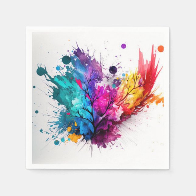 Servilleta De Papel Nápoles de papel de estilo único (Anverso)