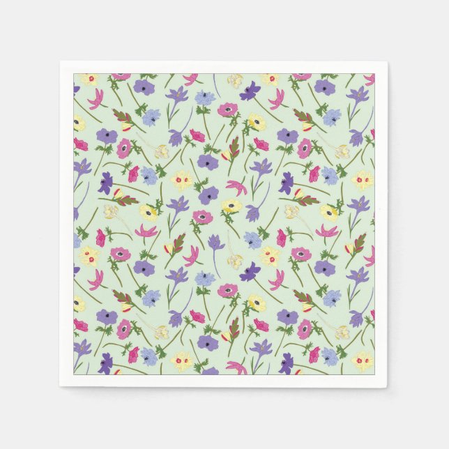 Servilleta De Papel Nápoles de papel de jardín de campo (Anverso)