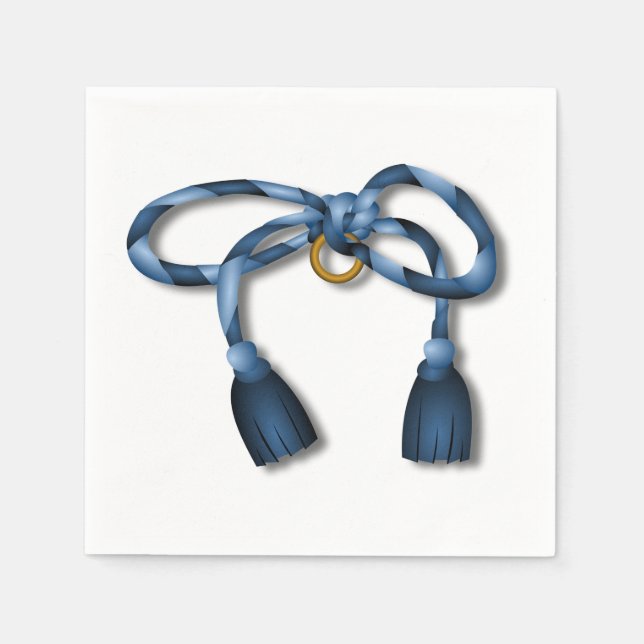 Servilleta De Papel Nápoles de papel de Knot de cinta (Anverso)