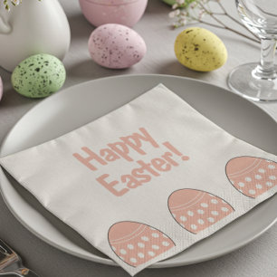 Servilleta De Papel Nápoles de Papel de Pascua Feliz