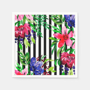 Servilleta De Papel Nápoles de papel floral