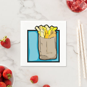 Servilleta De Papel Nápoles de papel frito