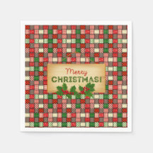 Nápoles de papel navideño