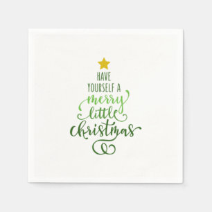 Servilleta De Papel Nápoles de papel navideño