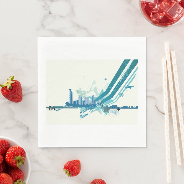 Servilleta De Papel Nápoles de papel urbano de Cityscape (Subido por el creador)