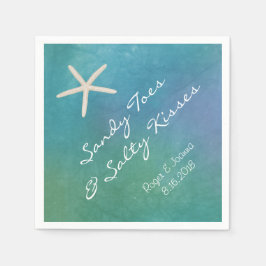 Servilleta De Papel Nápoles de Starfish Tropical Beach