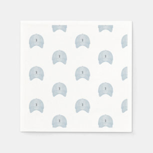 Servilleta De Papel Naptkin de golf azul