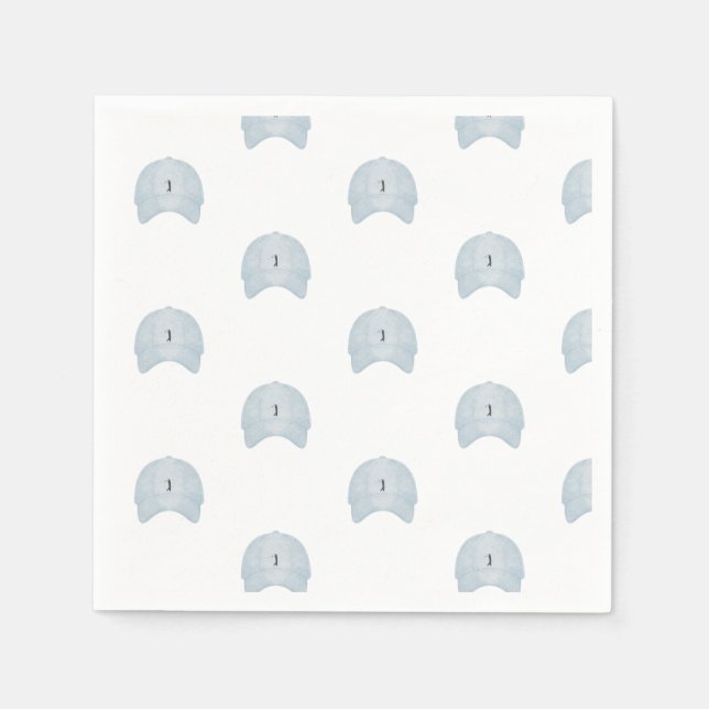 Servilleta De Papel Naptkin de golf azul (Anverso)