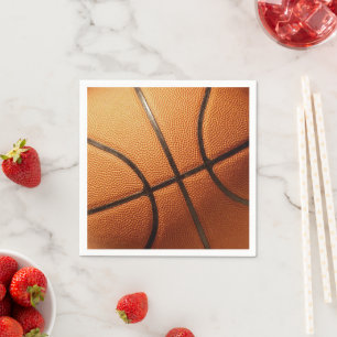 Servilleta De Papel Naranja Big Pimply Baloncesto, servilletas Fiesta