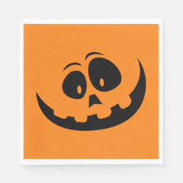Servilleta De Papel Naranja de calabaza Halloween