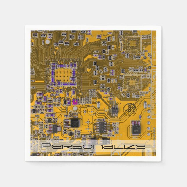 Servilleta De Papel Naranja de la placa de circuito del PCB del conjun (Anverso)