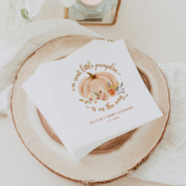 Servilleta De Papel Naranja de oro Ducha de bebé de calabaza dulce