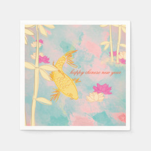 Servilleta De Papel Naranja dulce Koi