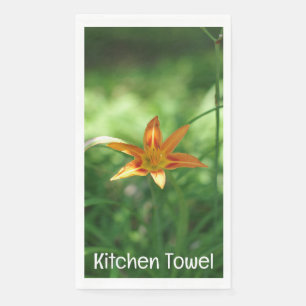 Servilleta De Papel Naranja Lily Meadow Towel