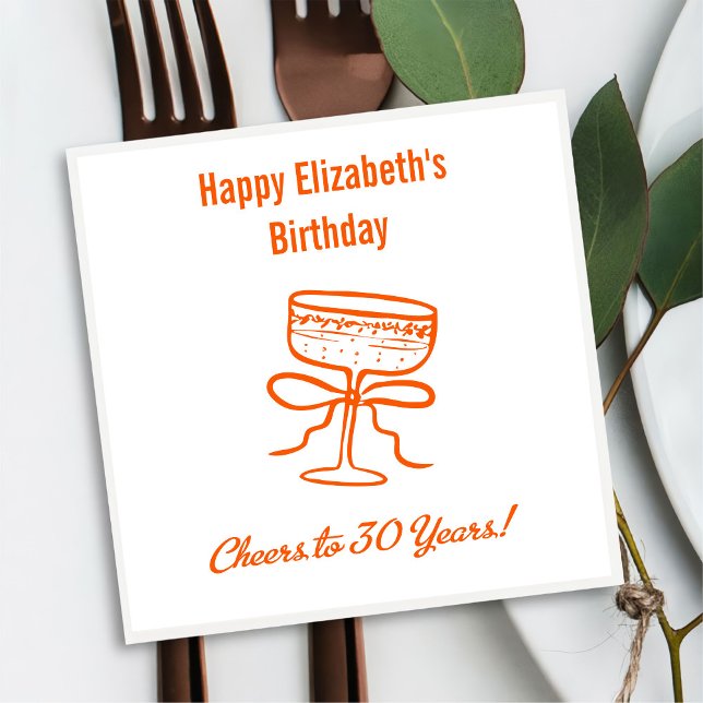 Servilleta De Papel Naranja moderno vitorea a toallas de cumpleaños de (Subido por el creador)