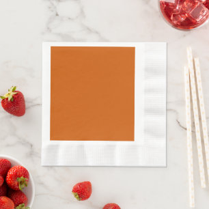 Servilleta De Papel Naranja quemado