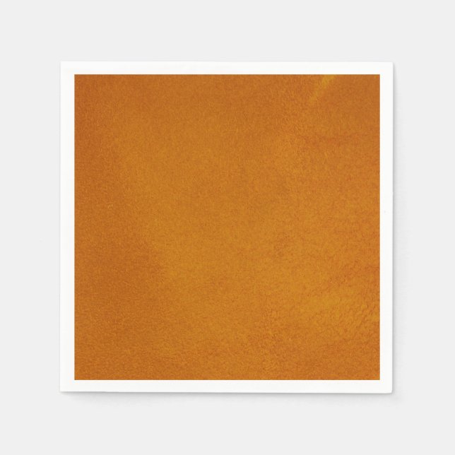 Servilleta De Papel Naranja quemado texturizado (Anverso)