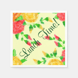 Servilleta De Papel Naranja rojo y amarillo