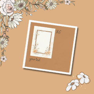 Servilleta De Papel Naranja Rústico Peach Botanicals