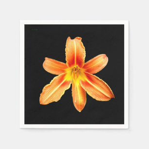 Servilleta De Papel Naranja Tiger Lily Paper Napkins