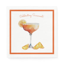 Naranja y ducha de novia blanca