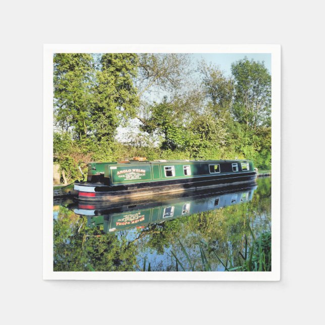 SERVILLETA DE PAPEL NARROWBOATS (Anverso)