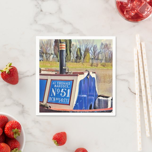 SERVILLETA DE PAPEL NARROWBOATS (In situ)