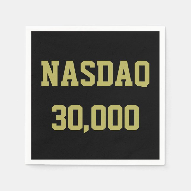 Servilleta De Papel NASDAQ 30000 Stock Market Celebration (Anverso)