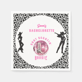Servilleta De Papel Nashville Cowgirl Disco Rodeo Bachelorette Weekend