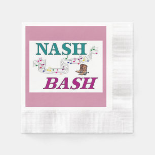 Servilleta De Papel Nashville Nash Bash Music