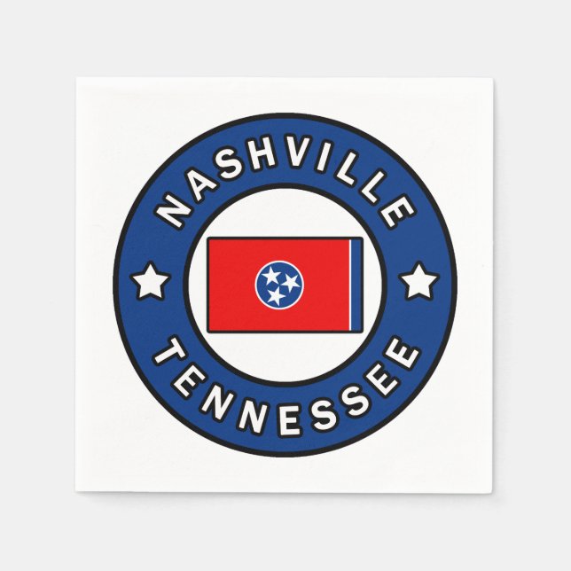 Servilleta De Papel Nashville Tennessee (Anverso)