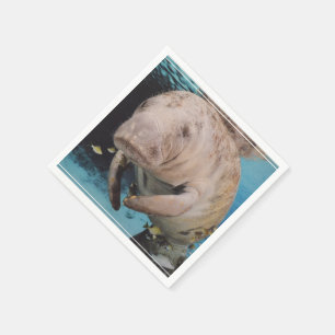 Servilleta De Papel Natación de la vaca de mar