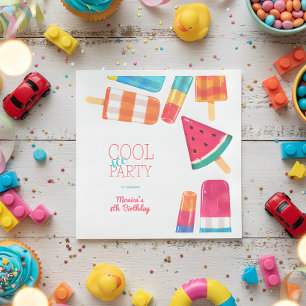 Servilleta De Papel natación fresco de hielo fiesta de helados de colo