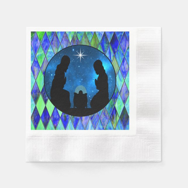 Servilleta De Papel Natividad (Anverso)