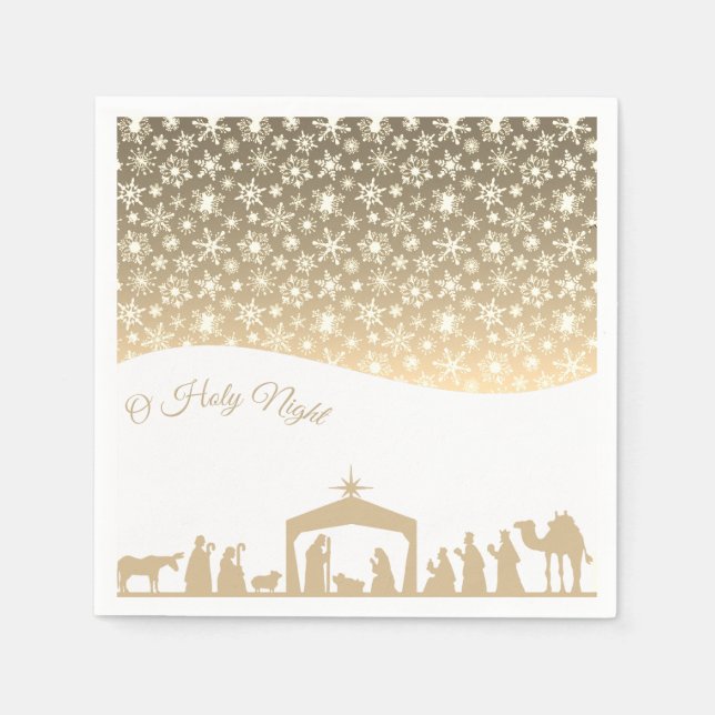 Servilleta De Papel Natividad (Anverso)