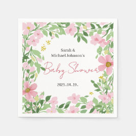 Servilleta De Papel Natural Garden Baby Shower Paper Napkin