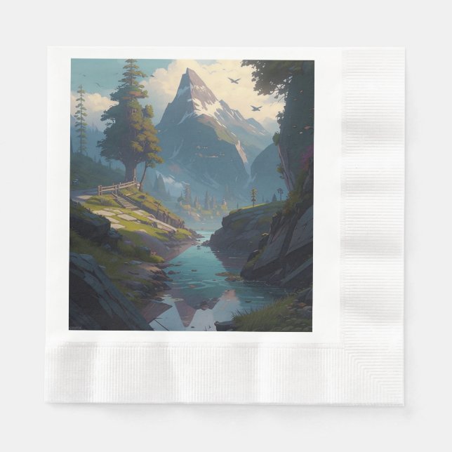 Servilleta De Papel Naturaleza 20 (Anverso)