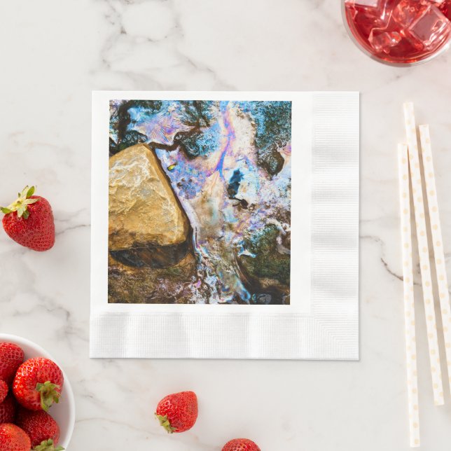 Servilleta De Papel Naturaleza abstracta de las servilletas de agua (In situ)